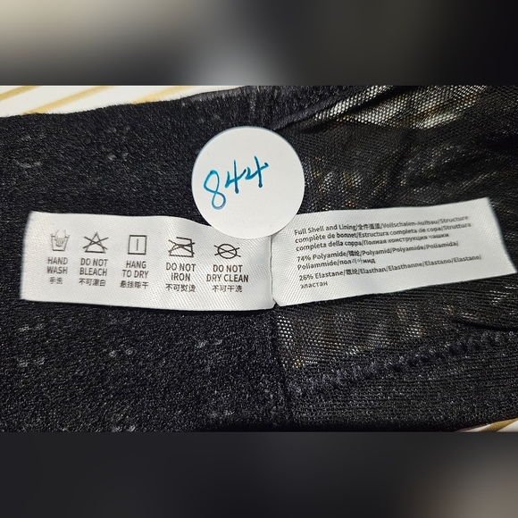 HSIA Unlined Convertable Strap Bra Size 36I - Picture 7 of 7